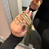 Luxe Clover Bangle