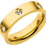 Diamond Clover Ring | 18K gold plated