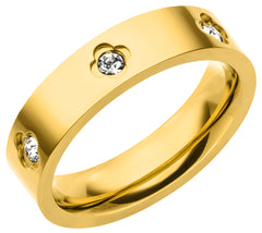 Diamond Clover Ring | 18K gold plated