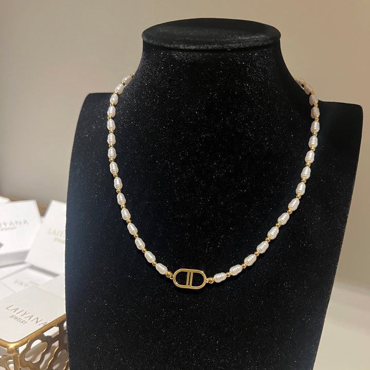 Dina Pearl Halskette | 18K vergoldet