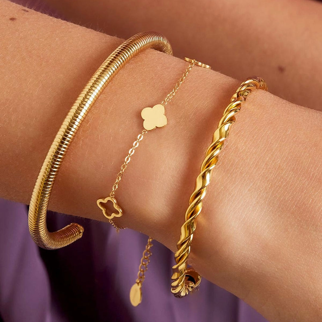 Clovie Armband | 14K vergoldet