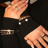 Bracelet de luxe trèfle