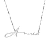 Pavé Initial Name Necklace