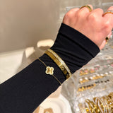 Shine Clover Armband