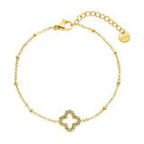 Crystal Clover Bracelet