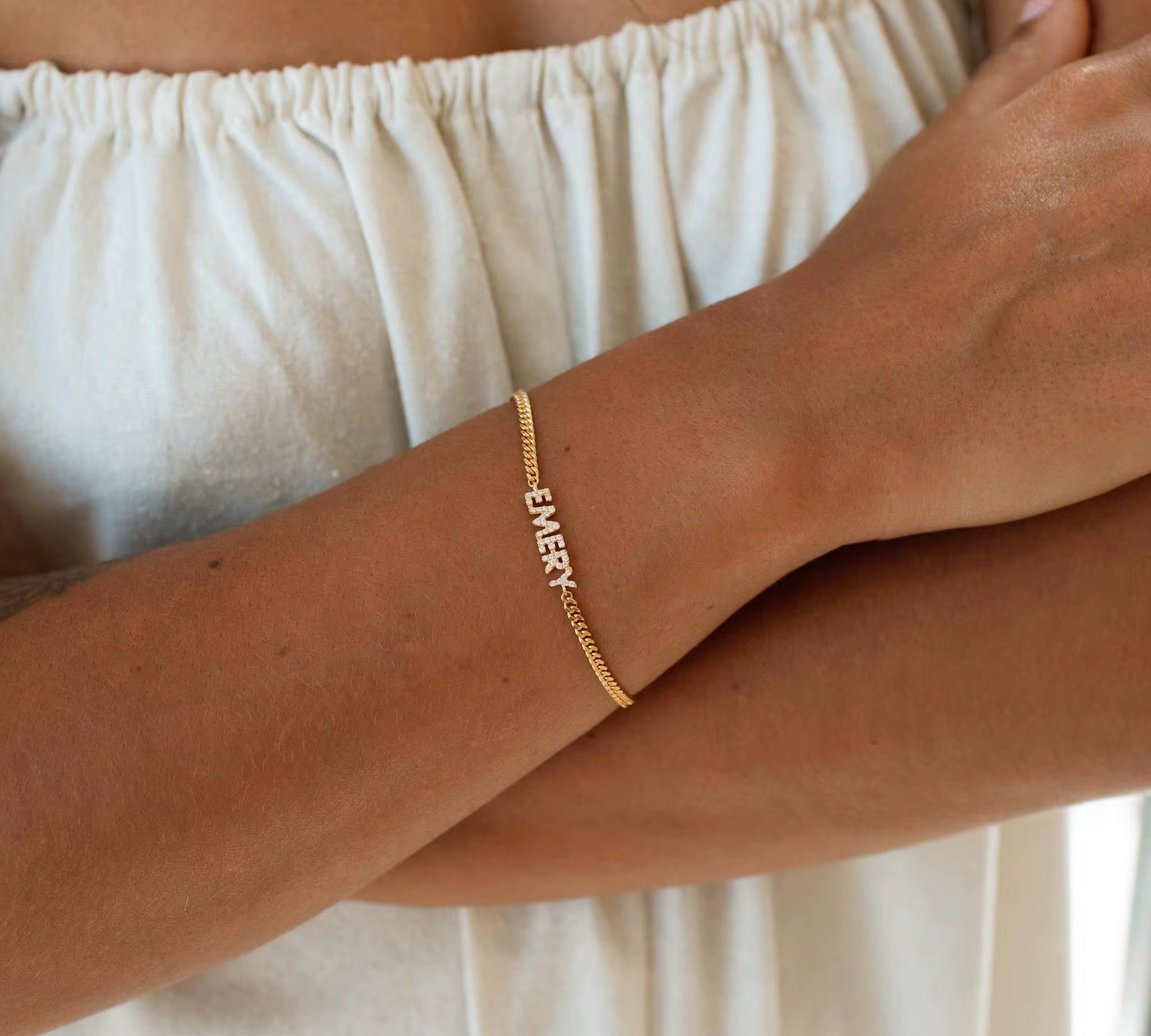 Shiny Name Bracelet