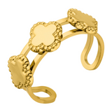 Lucky Clover Ring | 14K gold plated