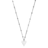Entdecke unsere zierliche und wasserfeste Sweet Heart Halskette mit Herz-Anhänger in Silber.