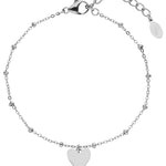 Entdecke unser zierliches und wasserfestes Sweet Heart Armband mit Herz-Anhänger in Silber.