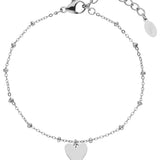 Entdecke unser zierliches und wasserfestes Sweet Heart Armband mit Herz-Anhänger in Silber.